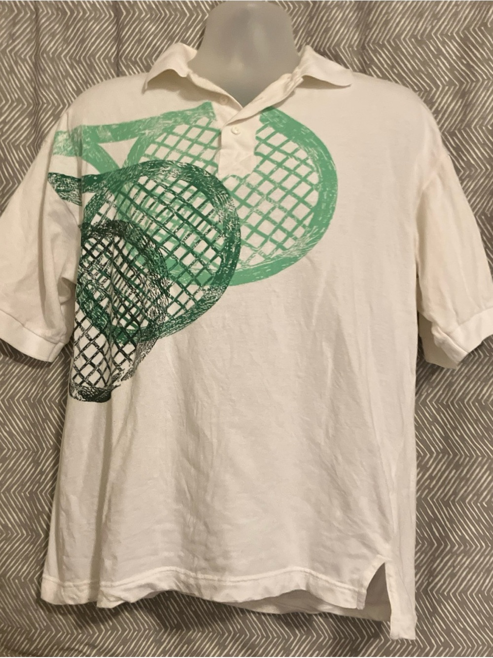 heineken tennis polo vintage size medium